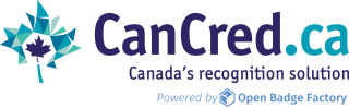 LOGO: CanCred - Powered By Open Badge Factory